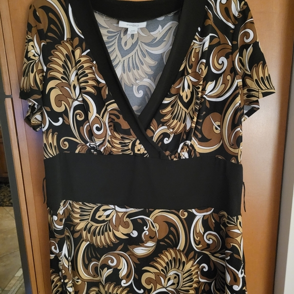 70s style wrap shirt and wide leg pants Size 16w - Picture 4 of 9